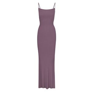 SKIMS Soft Lounge Ribbed Slip Long Bodycon Dress